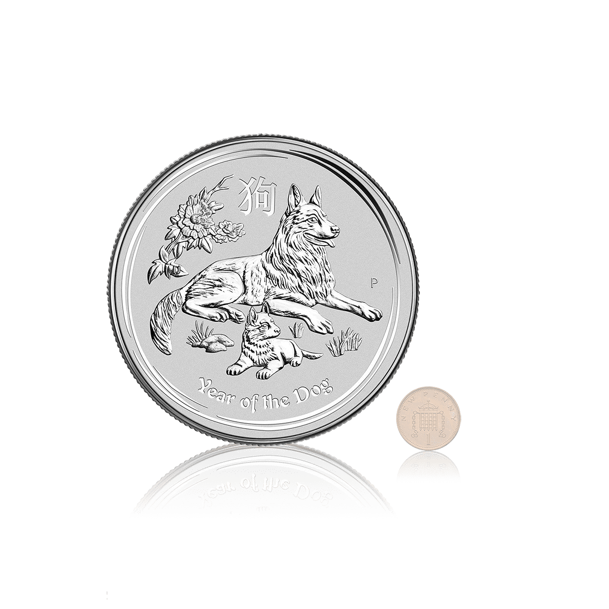 1kg Silver Investment Coin Year Of the Dog (2018) 5